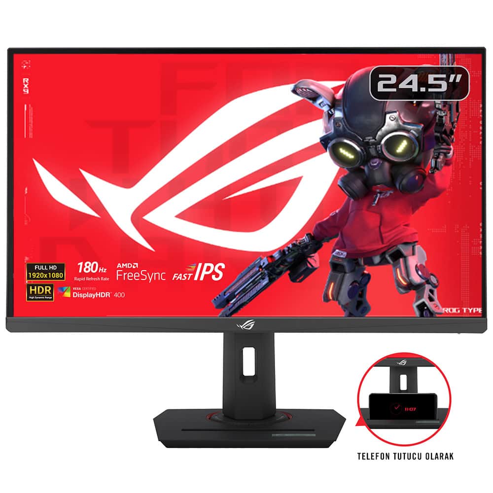 Monitor ASUS ROG Strix XG259CS 24,5″ FHD Fast IPS gaming (180Hz, 1ms, USB-C, FreeSync, HDR10, pivot) – nov