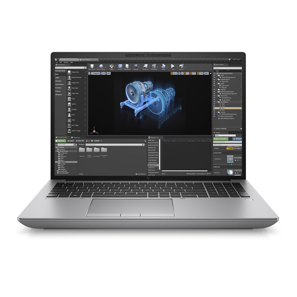 Mobilna delovna postaja HP Zbook Fury 16 G10, Intel Core i7 13850HX, 2.10 GHz, 64 GB RAM, 1TB SSD, 16"WUXGA (1920 x 1200), NVIDIA RTX 3500 Ada 12GB, Webcam, Windows, Refurbished