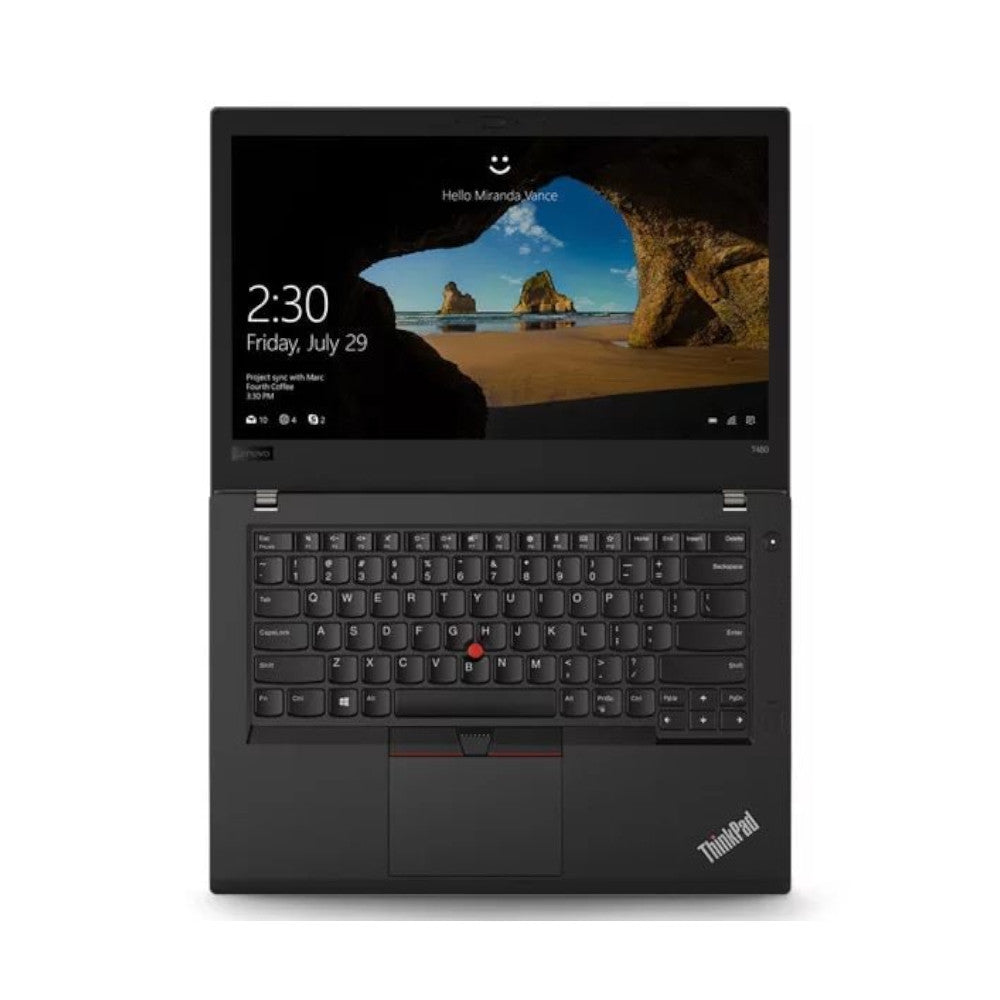 Prenosni računalnik Lenovo ThinkPad T480, Intel Core i7 8650U, 1.90 GHz, 8 GB RAM, 256GB SSD, 14"FHD (1920 x 1080), Intel UHD Graphics 620, Webcam, Windows, Refurbished