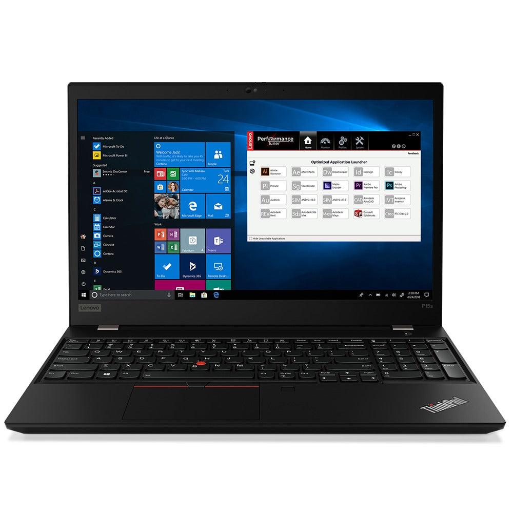 Prenosni računalnik Lenovo ThinkPad P15s GEN1, Intel Core i7 10610U, 1.80 GHz, 16 GB RAM, 256GB SSD, 15.6"FHD (1920 x 1080), NVIDIA Quadro P520 2GB, Webcam, Windows, Refurbished
