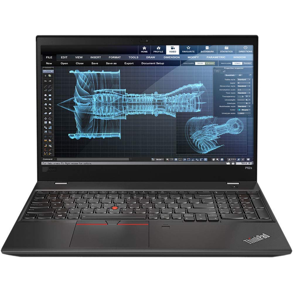 Prenosni računalnik Lenovo ThinkPad P52s, Intel Core i7 8650U, 1.90 GHz, 8 GB RAM, 256GB SSD, 15.6"FHD (1920 x 1080), NVIDIA Quadro P500 2GB, Webcam, Windows, Refurbished
