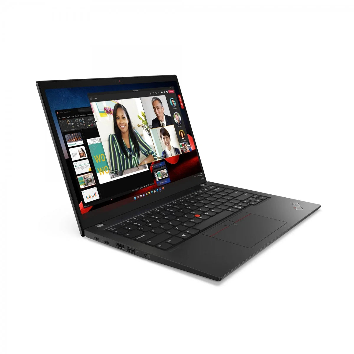 Prenosni računalnik Lenovo ThinkPad T14s GEN4, AMD Ryzen 5 PRO 7540U, 3.20 GHz, 16 GB RAM, 512GB SSD, 14"WUXGA (1920 x 1200), AMD Radeon 740M, Webcam, Windows, Refurbished