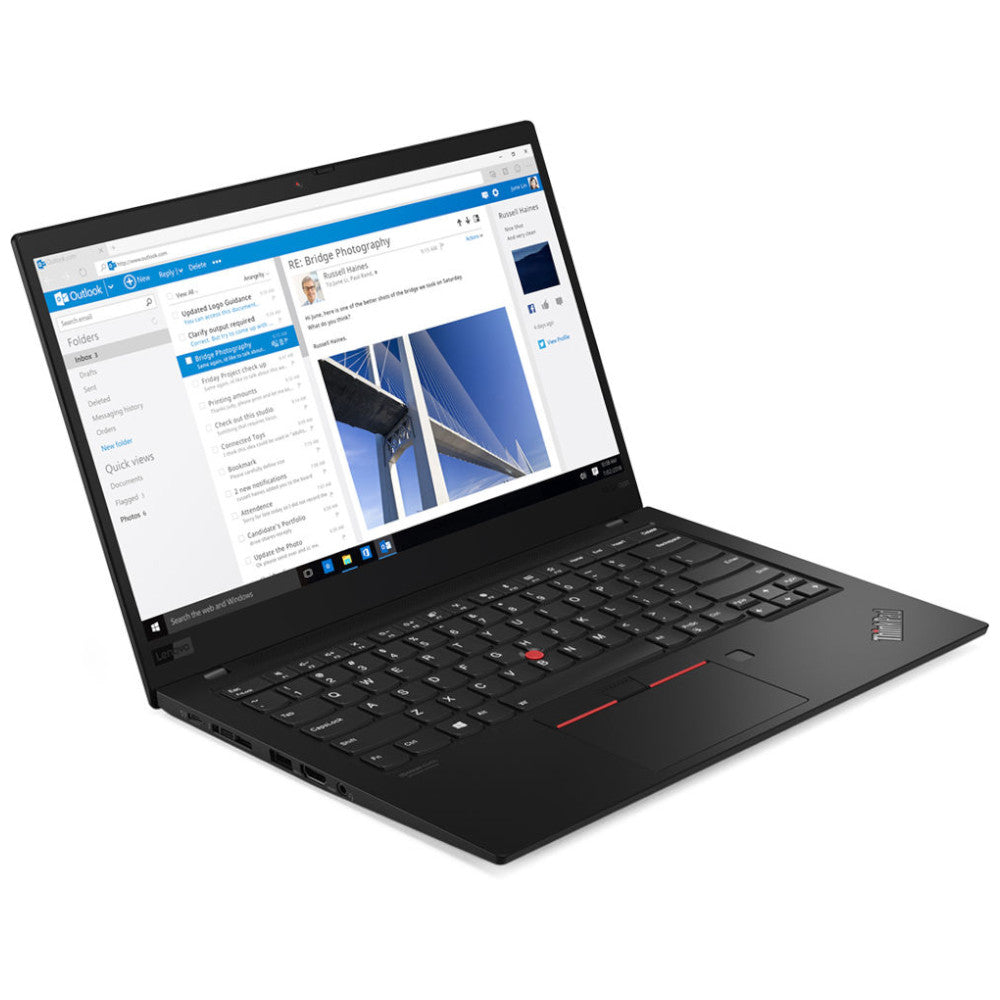 Prenosni računalnik Lenovo ThinkPad X1 Carbon gen 7, Intel Core i7 8665U, 1.90 GHz, 16 GB RAM, 512GB SSD, 14"UHD (3840 x 2160), Intel UHD Graphics 620, Webcam, Windows, Refurbished