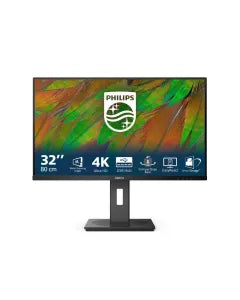 Monitor Philips 32B1N3800 32″ 4K UHD IPS (zvočniki, HDMI/DP, USB hub, pivot) – nov