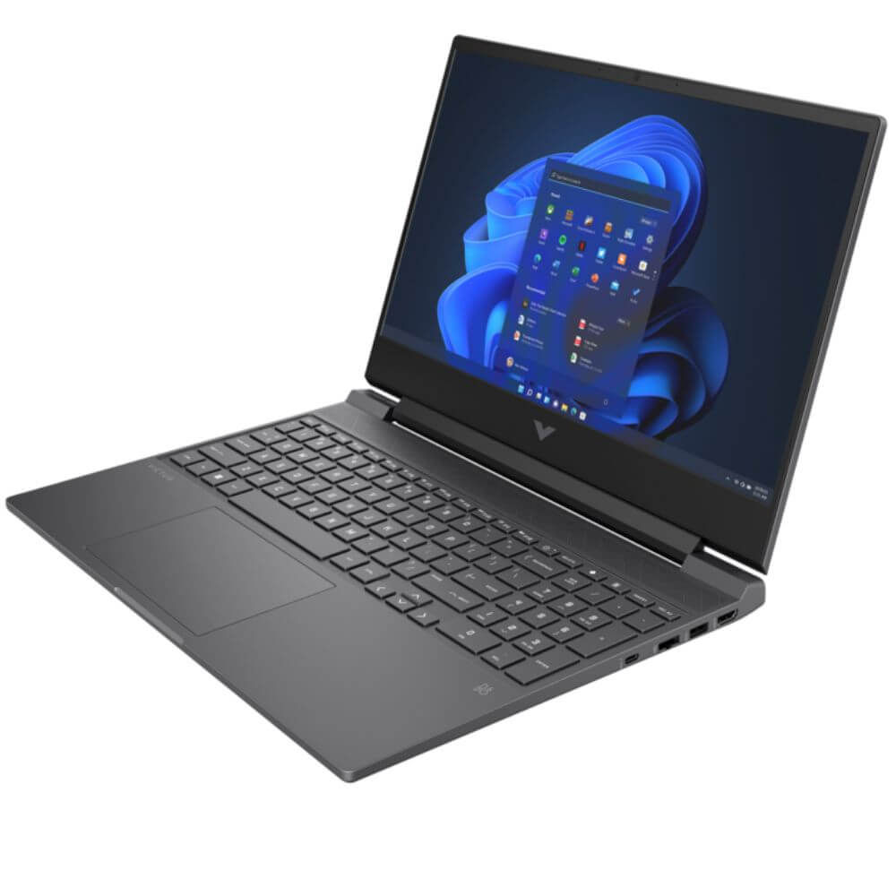 Prenosnik HP Victus Gaming 15-fb3015ne, AMD Ryzen 7 7445HS, 16 GB DDR4, 512 GB SSD, 15.6″ FHD, NVIDIA RTX 4050 6 GB, Cam, Windows, Refurbished Open-Box