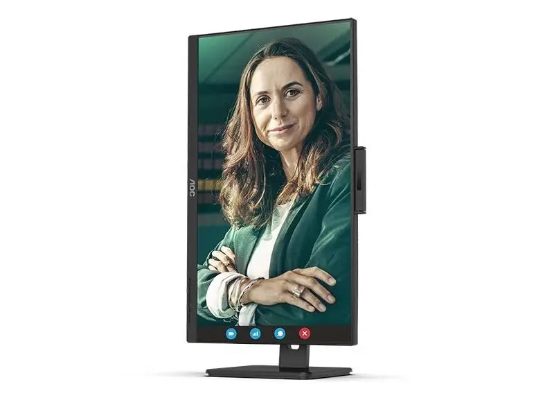 Monitor AOC Q27P3QW (27"), 2560×1440, konferenca 75Hz IPS 4ms 2xHDMI DisplayPort 4xUSB3.2 Pivot Kamera Zvočniki 2x5W 3H AdaptiveSync P3 serija ( 3 leta garancije)