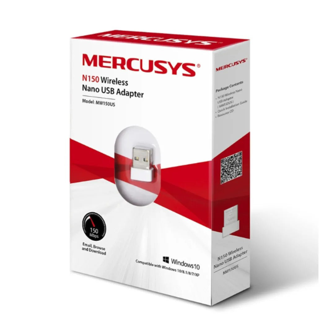Wi-Fi USB 2.0 MERCUSYS Nano WiFi4 Nano Stick 150MBit