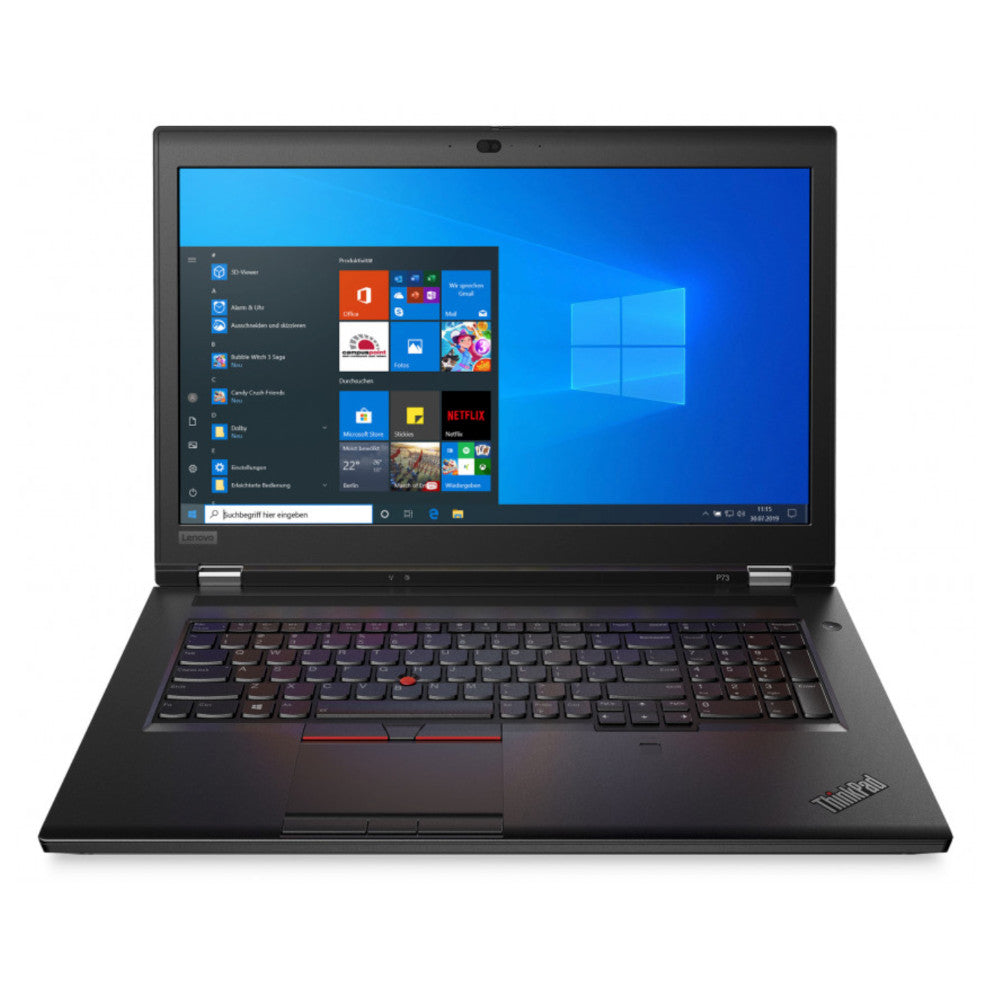 Mobilna delovna postaja Lenovo ThinkPad P73, Intel Xeon E-2276M, 2.80 GHz, 32 GB RAM, 1TB SSD, 17.3"FHD (1920 x 1080), NVIDIA Quadro RTX 5000 Max-Q 16GB, Webcam, Windows, Refurbished
