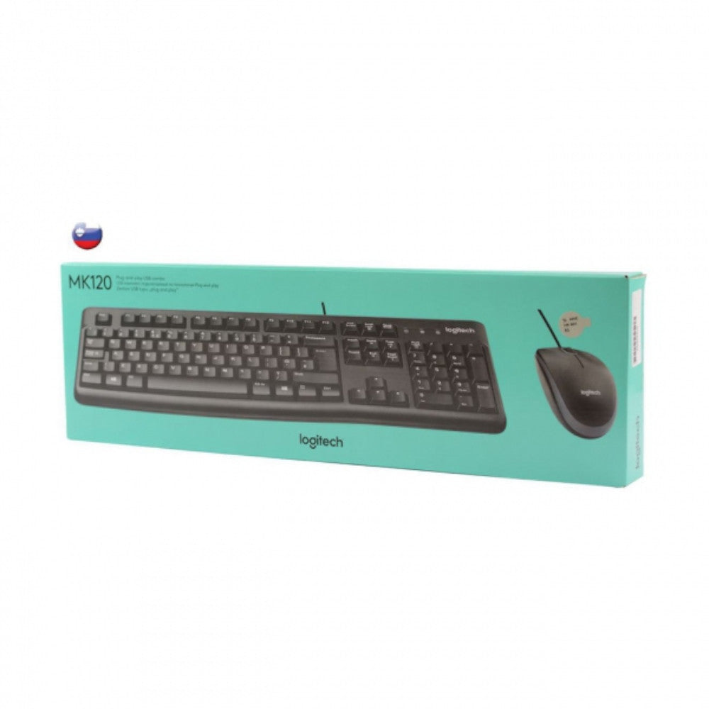 Tipkovnica in miška Logitech MK120