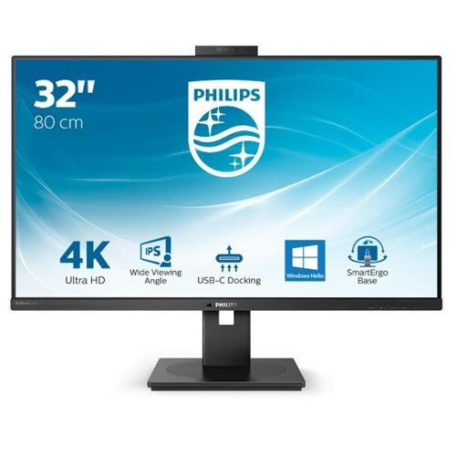 Monitor Philips 329P1H 32″ 4K UHD IPS (kamera, zvočniki, USB-C docking, LAN) – konferenčni, nov