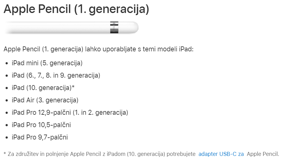 Apple Pencil 1