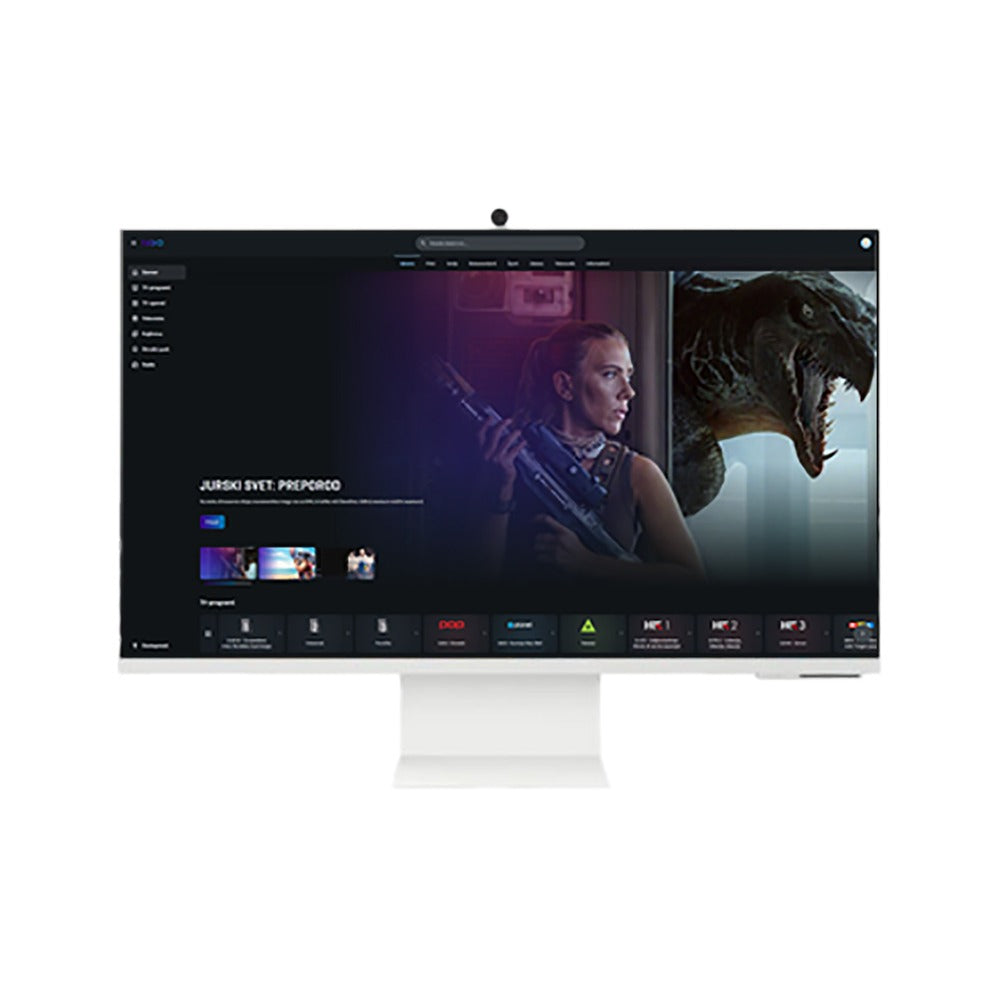 Monitor Samsung Smart M8 S32FM801UU 32″ 4K UHD VA monitor (USB-C, WiFi, Bluetooth, zvočniki) – Smart TV, nov