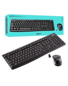 Logitech Wireless Combo MK270, Unifying SLO Tipkovnica in Miška