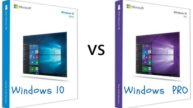 Razlike med Home in Pro različico operacijskega sistema Windows 10