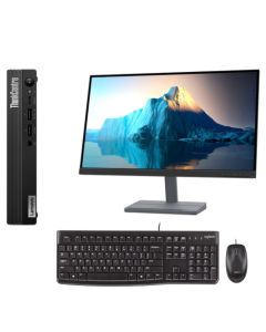 Komplet Lenovo ThinkCentre M70q Tiny, Intel Core i5 10500T, 2.30GHz, 8 GB RAM, 256 GB SSD, Intel HD, Windows