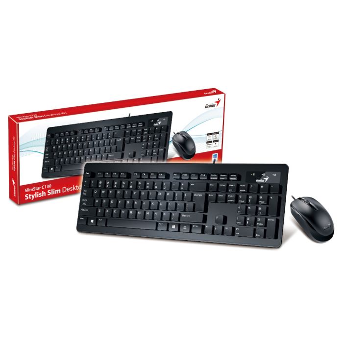 Set i ne mi ke in tipkovnice Genius SlimStar C130