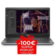 Mobilna Delovna postaja Dell Precision 7550, Intel Core i9 10885H, 2.4GHz, 32GB DDR4, 512GB SSD, 15.6" FHD, NVIDIA RTX3000 6GB, Cam, Windows
