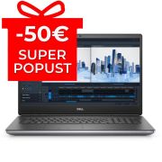 Mobilna Delovna postaja Dell Precision 7750, Intel Core i7 10850H, 2.4GHz, 32 GB RAM DDR4, 512 GB SSD, 17.3" FHD, NVIDIA RTX 3000 6GB, Cam, Windows