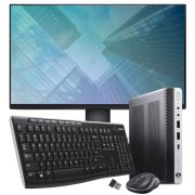 Komplet HP EliteDesk 800 G5 DM, Intel Core i7 9700, 3.0Ghz, 8 GB RAM, 256 GB SSD, Intel HD, Win 10