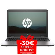 Prenosnik HP ProBook 650 G2, Intel Core i7 6600U, 2.6GHz, 8 GB DDR4, 256 GB SSD, 15.6″ FHD, Intel HD 520, Cam, Windows, Refurbished