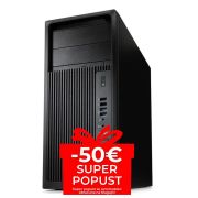 Delovna postaja HP Z240, Intel Xeon E3-1270 v6, 3.8GHz, 16GB DDR4, 512GB SSD + 1TB HDD, Quadro M2000 4GB, Windows