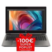 Mobilna delovna postaja HP Zbook 15 G6, i7-9850H, 2.6GHz, 16 GB RAM DDR4, 512 GB SSD, 15.6″ FHD, NVIDIA Quadro T2000 Max-Q 4GB, Cam, Windows