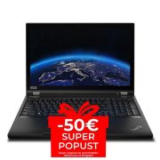 Mobilna Delovna postaja Lenovo ThinkPad P53, Intel Core i7-9850H, 2.6GHz, 32 GB RAM DDR4, 512GB SSD, 15.6″ FHD, NVIDIA Quadro T1000 4GB, Cam, Windows