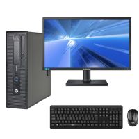 Komplet HP EliteDesk 800 G1 SFF, Intel Core i5 4570, 3.2GHz, 8GB RAM, 128GB SSD, 320GB HDD, Intel HD, Win10