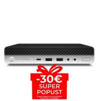 Računalnik HP EliteDesk 800 G5 DM, Intel Core i5 9500, 3.0Ghz, 8 GB RAM, 256 GB SSD, Intel HD, Windows