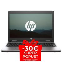 Prenosnik HP ProBook 650 G2, Intel Core i7 6600U, 2.6GHz, 8 GB DDR4, 256 GB SSD, 15.6″ FHD, Intel HD 520, Cam, Windows, Refurbished
