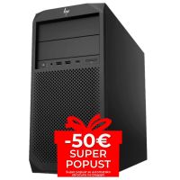 Delovna postaja HP Z2 G4, Intel Xeon E-2176G, 3.7GHz, 32GB DDR4, 512GB SSD + 1TB HDD, Quadro P400 2 GB, Windows