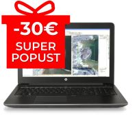 Mobilna delovna postaja HP Zbook 15 G3, Intel Core i7-6820HQ, 2.7GHz, 16 GB RAM DDR4, 512 GB SSD, 15.6″ FHD, NVIDIA Quadro M1000M, Cam, Windows