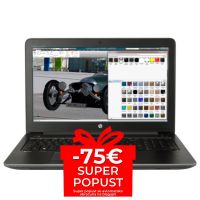 Mobilna Delovna postaja HP Zbook 15 G4, i7-7820HQ, 2.9GHz, 16 GB RAM DDR4, 512 GB SSD, 15.6″ FHD, NVIDIA Quadro M2200M, Webcam, Windows