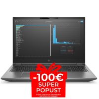 Mobilna Delovna postaja HP Zbook Fury 15 G8, Intel Core i7 11850H, 2.5GHz, 32 GB RAM DDR4, 512 GB SSD, 15.6″ FHD, RTX A3000 6 GB, Cam, Windows