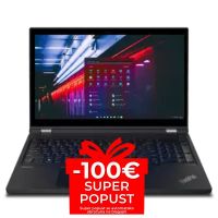 Mobilna Delovna postaja Lenovo ThinkPad P15 GEN1, Intel Core i7-10750H, 2.6GHz, 32 GB DDR4, 512GB SSD, 15.6" FHD, Quadro T1000 4GB, Cam, Windows