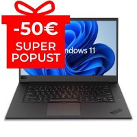 Mobilna Delovna postaja Lenovo ThinkPad P1 GEN2, Intel Core i7-9850H, 2.6GHz, 16 GB RAM DDR4, 512GB SSD, 15.6" UHD, Quadro T1000 4GB, Cam, Windows