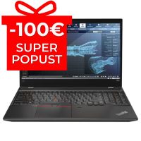 Mobilna delovna postaja Lenovo ThinkPad P52, Intel Core i7 8850HQ, 2.9GHz, 32 GB RAM, 512GB SSD, 15.6″ FHD, Quadro P3200 6GB, Cam, Windows