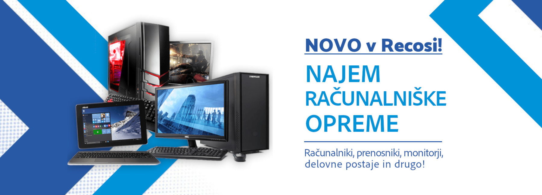 RECOSI - NAJEM RAČUNALNIŠKE OPREME
